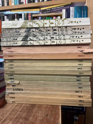 15 db A knyv folyirat + 5 db Knyv s knyvtr folyirat