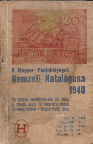 A Magyar Postablyegek Nemzeti Katalgusa 1940