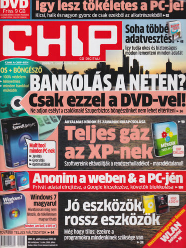 2 db Chip magazin 2009 /6 , 7. szmok