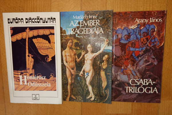 3 k�telez� olvasm�ny: Od�sszeia, Az ember trag�di�ja, Csaba kir�lyfi