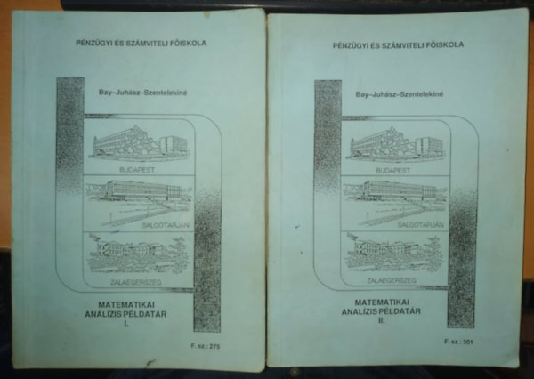 Matematikai analzis pldatr I-II.