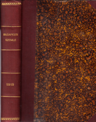 Budapest Szemle 179. k�tet  - 511.,512.,513. sz�m