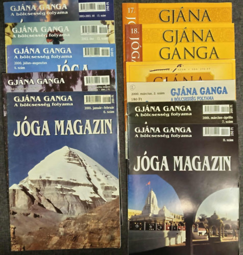 11 db Gjna Ganga - A blcsessg folyama jga magazin