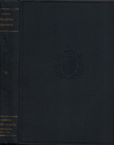A M. Kir. Kzponti Statisztikai Hivatal munkssga (1871-1911)(Magyar statisztikai kzlemnyek 36.ktet)