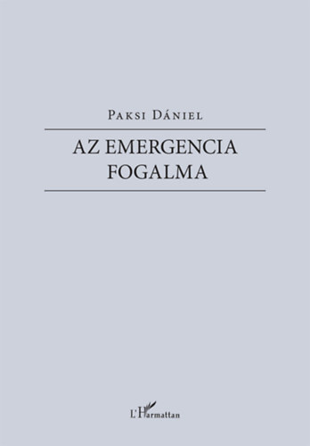 Az emergencia fogalma