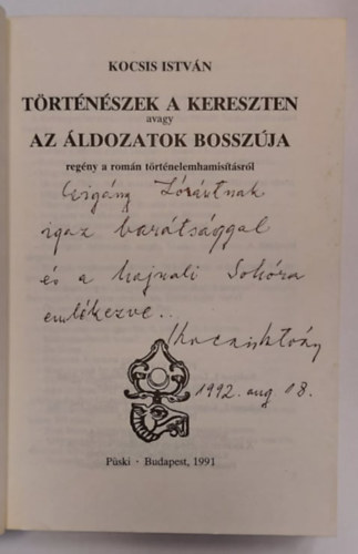 Trtnszek a kereszten avagy az ldozatok bosszja - Dediklt