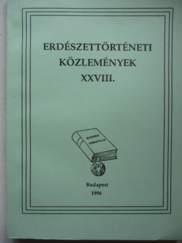 Erdszettrtneti kzelmnyek XXVIII.