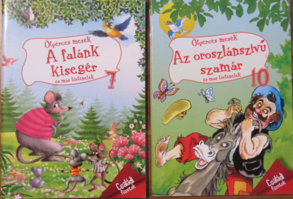 2 db tperces mesk fzet: A falnk kisegr; Az oroszlnszv szamr