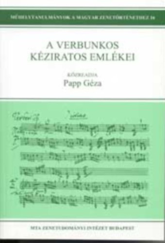 A verbunkos kziratos emlkei
