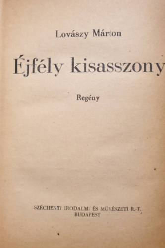 �jf�ly kisasszony