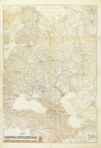 Eur�pai Oroszorsz�g- t�rk�p