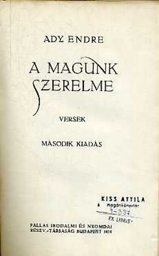 A magunk szerelme