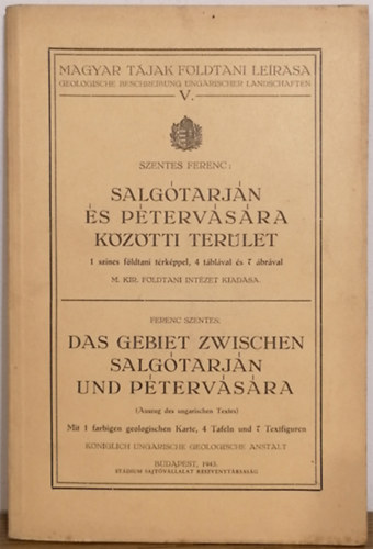 Salgtarjn s Ptervsra kztti terlet (Magyar tjak fldtani lersa V.)- magyar-nmet nyelv