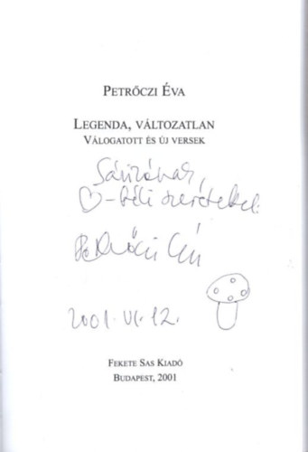 Legenda, vltozatlan - Vlogatott s j versek - dediklt