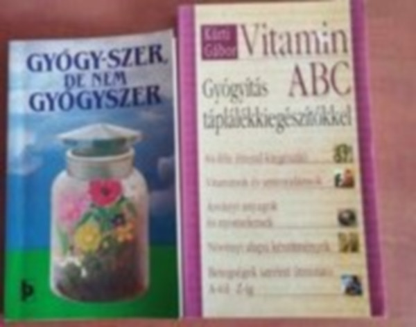 Krti Gbor Lncos Vera - 2db knyv:Gygy-szer, de nem gygyszer+Vitamin ABC