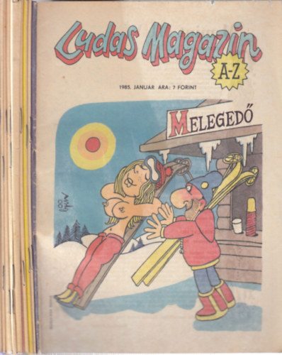 10 db. Ludas magazin A-Z. 1985. (hi�ny: szeptember, december)