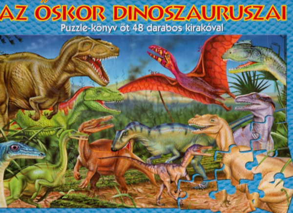 Az skor dinoszauruszai - Puzzle-knyv t 48 darabos kirakval