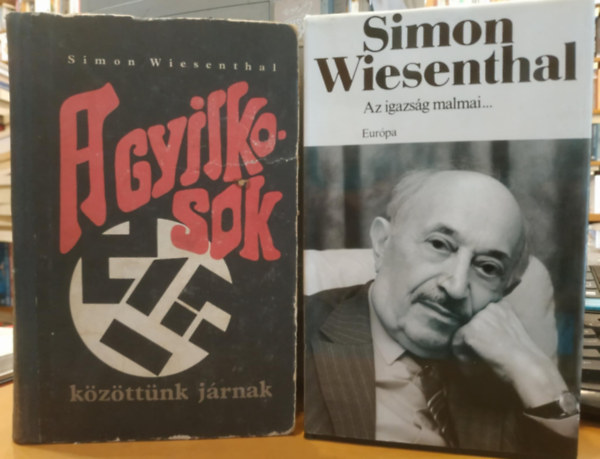 2 db Simon Wiesenthal: A gyilkosok kzttnk jrnak + Az igazsg malmai...