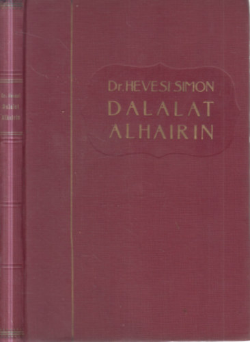 Dr. Hevesi Simon - Dalalat Alhairin - Majmuni �tmutat�j�nak ismertet�se