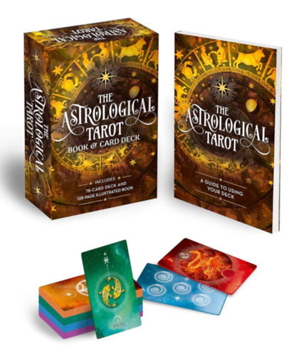 The Astrological Tarot Book & Card Deck - Includes 78-Card Deck and 128-page Illustrated Book