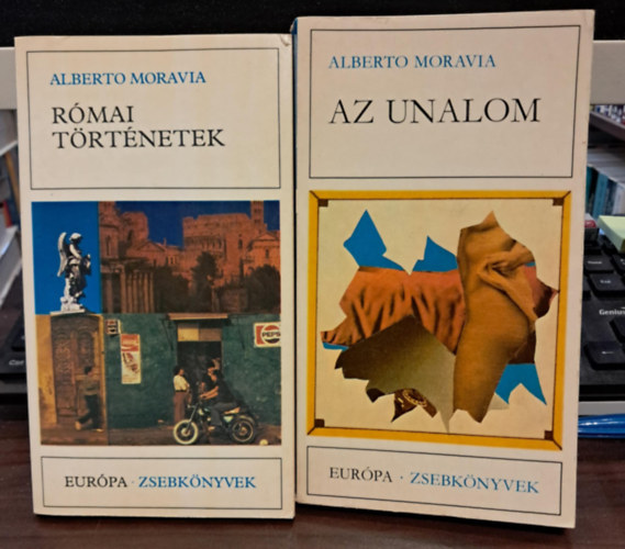 2 db Alberto Moravia ktet: Az unalom + Rmai trtnetek