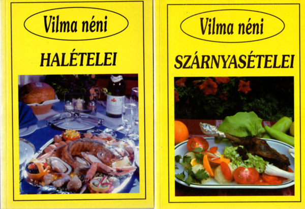2 db Vilma nni szakcsknyv ( Haltelek + Szrnyastelek )