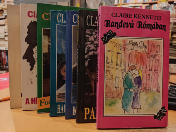 7 db Claire Kenneth: A hermelines hlgy; Felhk felett...; Forg tncparkett; Hallos hromszg; Kk kanri; Panoptikum; Randev Rmban