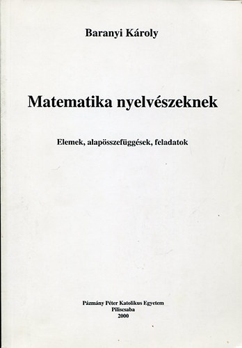 Matematika nyelvszeknek