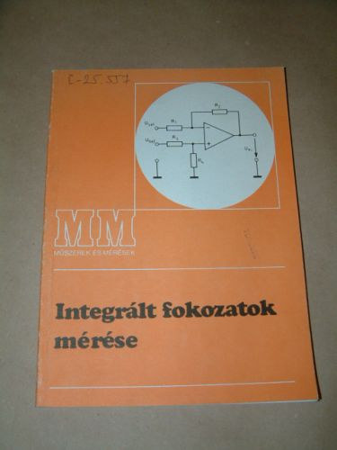 Integr�lt fokozatok m�r�se