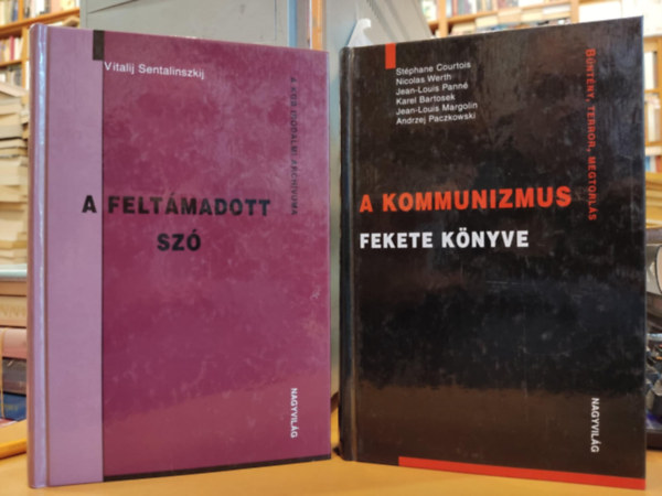 2 db Nagyvilg ktet: A feltmadott sz (A KGB irodalmi archvuma) + A kommunizmus Fekete Knyve (Bntny, terror, megtorls)