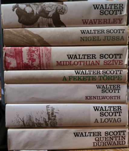 7 db Walter Scott regny