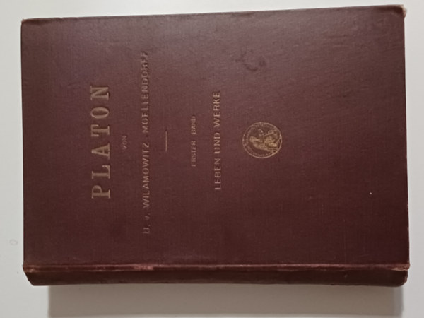Platon Erster Band Leben und Werke
