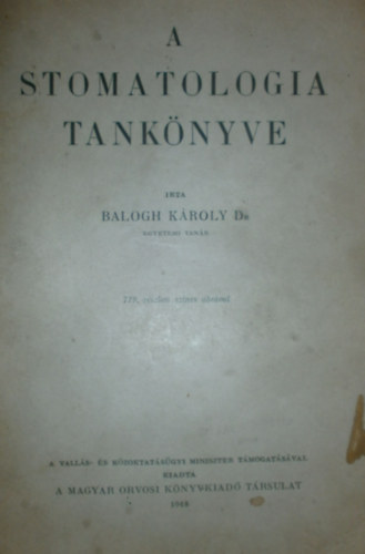 A stomatologia tank�nyve