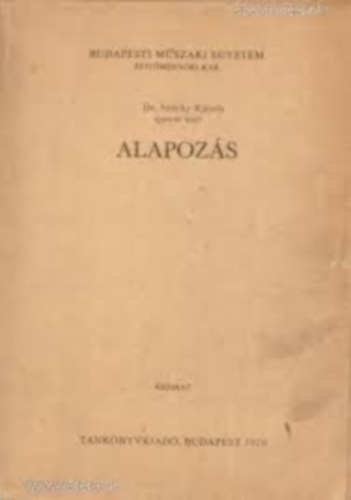 Alapozs- kzirat