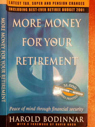 Harold Bodinar - Harold Bodinar: More  money for your retirement - Tbb pnzt a nyugdjra