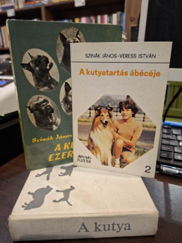 3 k�tet a kutyatart�sr�l:  A kutyatart�s �b�c�je, A kutya ezer arca, A kutya (teny�szt�se, tart�sa, kik�pz�se)