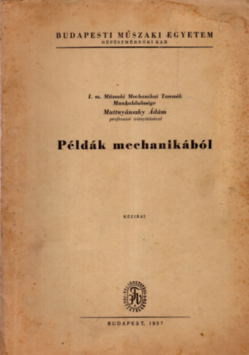 P�ld�k mechanik�b�l