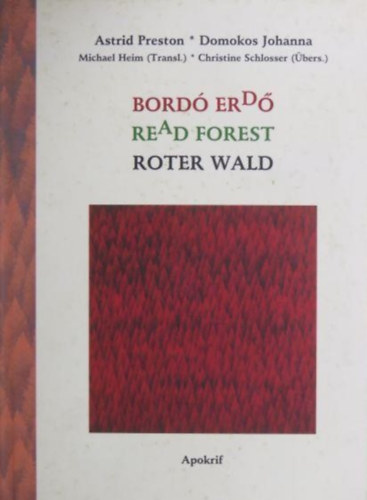 Bord erd - Read Forest - Roter Wald