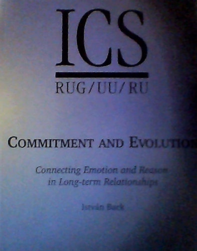 Istvn Black - Commitment and Evolution - connecting Emotion and Reason in Long-term Relationships