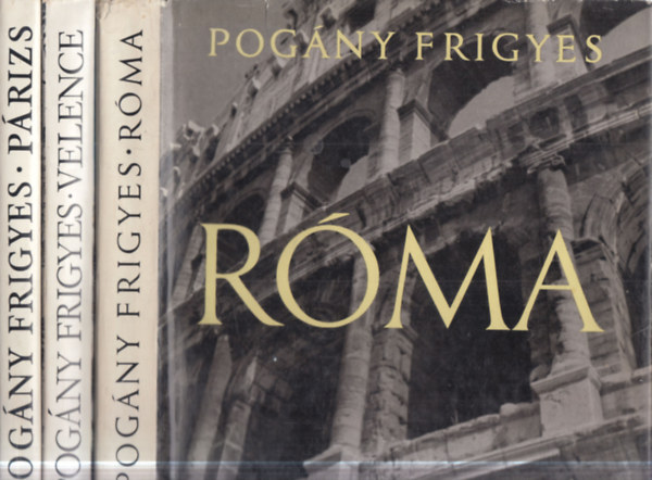 3 db. �p�t�szet (R�ma + Velence + P�rizs)