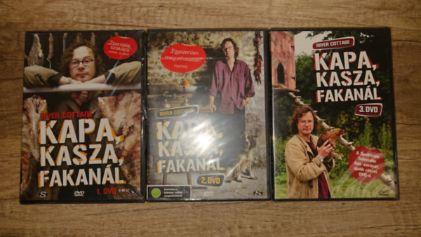 3 River Cottage DVD: Kapa, kasza, fakan�l 1., Kapa, kasza, fakan�l 2., Kapa, kasza, fakan�l 3.,