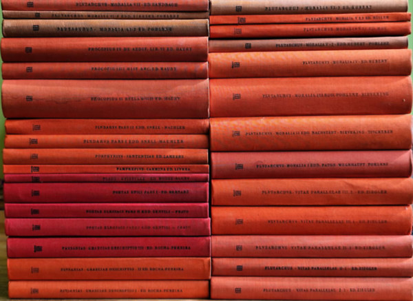 Bibliotheca Teubneriana - 8. k�nyvcsomag (30 k�tet) (g�r�g-latin nyelven)