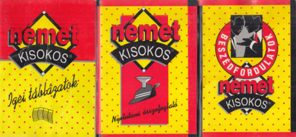 3 db Nmet Kisokos fzet: Igei tblzatok + Nyelvtani sszefoglal + Beszdfordulatok