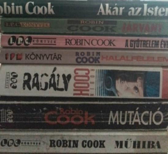 Robin Cook - Robin Cook knyvcsomag (7db) Mhiba, Mutci, Ragly, Hallflelem, A gytrelem ve, Jrvny, Akr az Isten