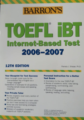 Barron's TOEFL IBT: Internet-Based Test 2006-2007