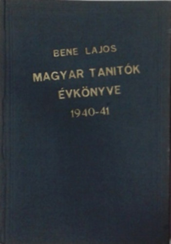 Magyar tantk vknyve 1940-41