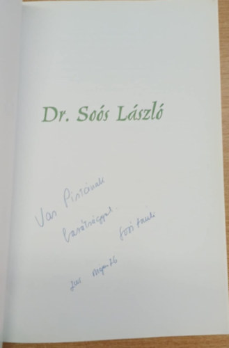 dr. Sos Lszl festszeti album 2004 (dediklt)