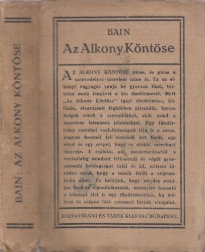 Az alkony kntse (hindu mese a szanszkrit kzirat nyomn)