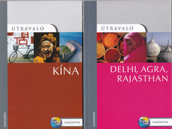 Pais Otlia  (szerk.) - 3 db Thomas Cook tiknyvek: Kna, Delhi, Agra, Rajasthan.