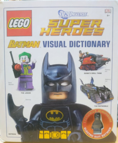 Dorling Kindersley Publishing Daniel Lipkowitz - Lego Super Heroes - Batman - Visual Dictionary (Lego figura nlkl!!!)